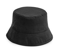 Beechfield B90N Organic Cotton Bucket Hat - Black S/M