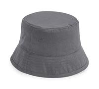 Beechfield B90N Organic Cotton Bucket Hat - Graphite Grey S/M