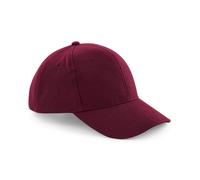 Beechfield Baseball Cap Hat Pro Heavy Brushed 100% Cotton Plain Adjustable Golf
