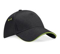 Beechfield Baseball Cap Sandwich Peak Contrast Two Tone Hat for Men Women