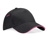 Beechfield Baseball Cap Sandwich Peak Contrast Two Tone Hat for Men Women