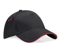 Beechfield Baseball Cap Sandwich Peak Contrast Two Tone Hat for Men Women