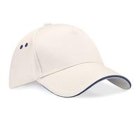 Beechfield Baseball Cap Sandwich Peak Contrast Two Tone Hat for Men Women