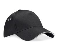 Beechfield Baseball Cap Sandwich Peak Contrast Two Tone Hat for Men Women