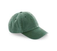 Beechfield Baseball Cap Vintage Low Profile Hat Pre Curved Washed Urban Ontrend