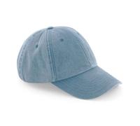 Beechfield Baseball Cap Vintage Low Profile Hat Pre Curved Washed Urban Ontrend