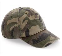 Beechfield Baseball Cap Vintage Low Profile Hat Pre Curved Washed Urban Ontrend