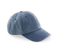 Beechfield Baseball Cap Vintage Low Profile Hat Pre Curved Washed Urban Ontrend