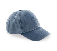 Beechfield Baseball Cap Vintage Low Profile Hat Pre Curved Washed Urban Ontrend