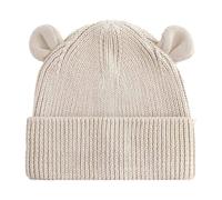 Beechfield Bear Beanie in Light Beige | Size: 1-2 Years Beechfield Light Beige 1-2 Years