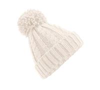 Beechfield - Cable Knit Melange Beanie - Oatmeal