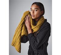 Beechfield Cable Knit Melange Scarf | Unisex | Heavyweight | Chunky | 4 Colours | One Size