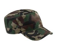Beechfield Camouflage Army Cap Choice of Colours - Green - One Size