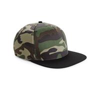 Beechfield Camouflage Retro Snapback Cap Beechfield Multicolor One Size