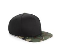 Beechfield Camouflage Retro Snapback Cap (Pack of 2) RW6723