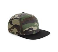 Beechfield Camouflage Retro Snapback Cap (Pack of 2) RW6723