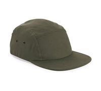 Men's Beechfield Canvas 5 Panel Camper Cap B654 Black One Size