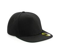 Beechfield Cap Original Flat Peak Snapback Hat Baseball Retro Skate Wide