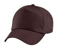 Beechfield - Cap Solid Color 100% Cotton - Child (One Size) (Chocolate)