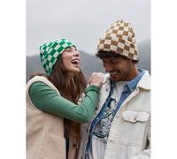 Beechfield Checkerboard Beanie | Unisex | Double Knit | Cuffed | 5 Colours | One Size
