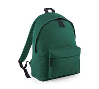 Junior Fashion School Backpack - Bottle Green - Bottle Green