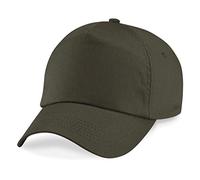 Beechfield B10 Original 5 Panel Cap Olive Colour: Olive, Size: One Siz One Size
