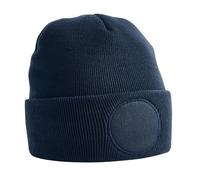 Beechfield Circular Patch Beanie One Size French Navy