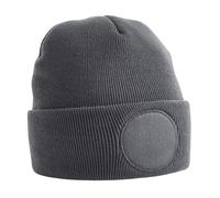 Beechfield Circular Patch Beanie One Size Graphite