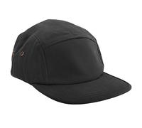 Beechfield Classic 5 Panel Baseball Cap (Pack of 2) Black - One Size