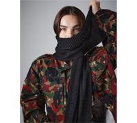 Beechfield Classic Waffle Knit Scarf | Unisex | Soft | Thick | Black or Navy | One Size