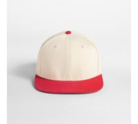Beechfield Contrast flat peak 6-panel cap B662 - Unisex