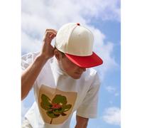 Beechfield Contrast Flat Peak 6 Panel Cap | Unisex | 100% Cotton | 4 Colours | One Size