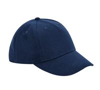 Beechfield Cotton 5 Panel Baseball Cap in Navy Beechfield Navy One Size