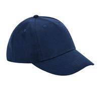 Beechfield Cotton 5 Panel Baseball Cap in Navy Beechfield Navy One Size