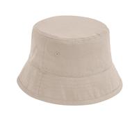 Beechfield Cotton Bucket Hat in Light Sand | Size: Medium Beechfield Light Sand M