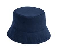 Beechfield Cotton Bucket Hat in Navy | Size: Small Beechfield Navy S