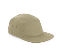 Beechfield Men's Cotton Canvas Baseball Cap in Light Brown Beechfield Light Brown One Size
