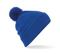 Beechfield - Cuffed Design - Original Pom Pom Beanie - Bright Royal
