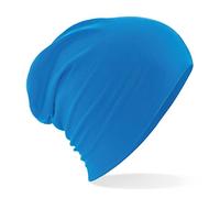 Beechfield - Double Layer Knit - Elegant Design - Hemsedal Cotton Slouch Beanie - Sapphire Blue