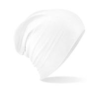Beechfield - Double Layer Knit - Elegant Design - Hemsedal Cotton Slouch Beanie - White