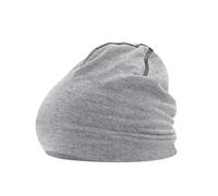 Beechfield Hemsedal Cotton Beanie One Size Heather Grey/Black
