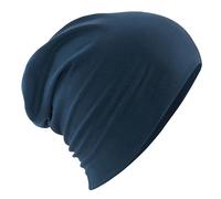 Beechfield Hemsedal Cotton Slouch Beanie One Size French Navy