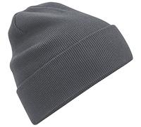 Beechfield - Double Layer Knit - Organic Cotton Original Cuffed Beanie - Graphite Grey