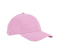 Beechfield EarthAware 6 Panel Cotton Baseball Cap in Light Pink Beechfield Light Pink One Size