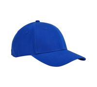 Beechfield EarthAware 6 Panel Cotton Baseball Cap in Royal Beechfield Royal One Size