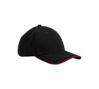 Beechfield EarthAware® classic organic cotton 6-panel cap - sandwich peak