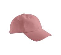 Beechfield EarthAware® Organic Cotton Studio Cap - White Baseball Cap Made for customisation, 100% Certified Organically Grown Cotton, Low Profile 6 Panel Curved Peak Design, Baseball Caps Mens