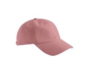 Beechfield EarthAware® Organic Cotton Studio Cap - White Baseball Cap Made for customisation, 100% Certified Organically Grown Cotton, Low Profile 6 Panel Curved Peak Design, Baseball Caps Mens