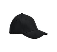 Beechfield EarthAware Organic Cotton Twill Signature Stretch Fit Cap (BC803) - Black - Small/Medium