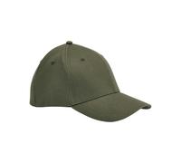 Beechfield EarthAware Organic Cotton Twill Signature Stretch Fit Cap (BC803) - Olive Green - Small/Medium